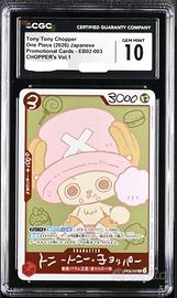 ONE PIECE  B02-003 TONY TONY CHOPPER jap cgc 10