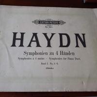 Sinfonie n. 1-6 a quattro mani, Haynd  Vol. 1.