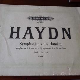 Sinfonie n. 1-6 a quattro mani, Haynd  Vol. 1.