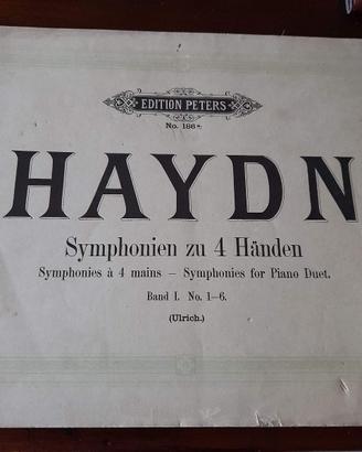 Sinfonie n. 1-6 a quattro mani, Haynd  Vol. 1.