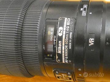 NIKON AF-S 600 4.0G ED N VR USATO