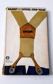 libro di Simenon Maigret e.......Strip-tease 