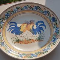 piatti arredo in rame e ceramica
