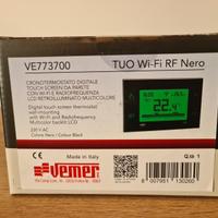 VEMER Cronotermostato digitale Wi-Fi (NERO)