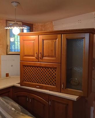 Mini cucina legno di castagno