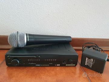 Radiomicrofono Samson Q7 e Ricevitore SR5
