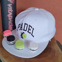 set palline fucsia cappello overgrip 