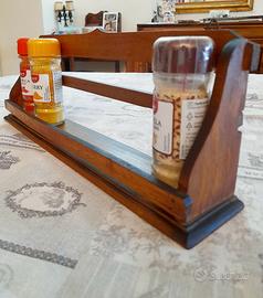 Portaspezie in legno