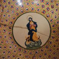 Coppa grande ceramica Grottagliese anno 1938
