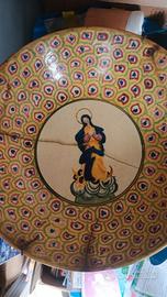 Coppa grande ceramica Grottagliese anno 1938