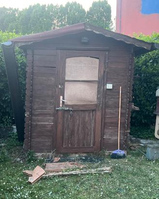 Casetta da giardino in legno