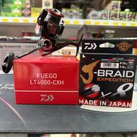 Daiwa Fuego LT -4000 CHX + Trecciato