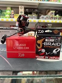 Daiwa Fuego LT -4000 CHX + Trecciato