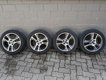Cerchi tre razze + gomme Alfa Romeo Mito