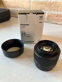 PANASONIC LUMIX 25 f 1.7