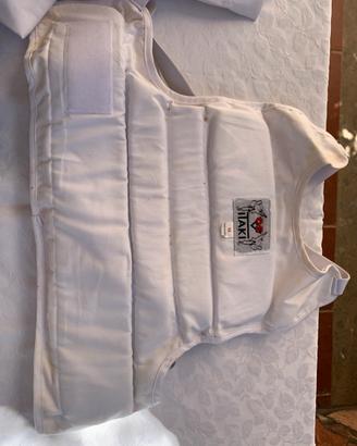 Corpetto Protettivo Karate ITAKI Taglia M Bianco