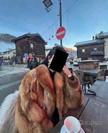 pelliccia di volpe rossa