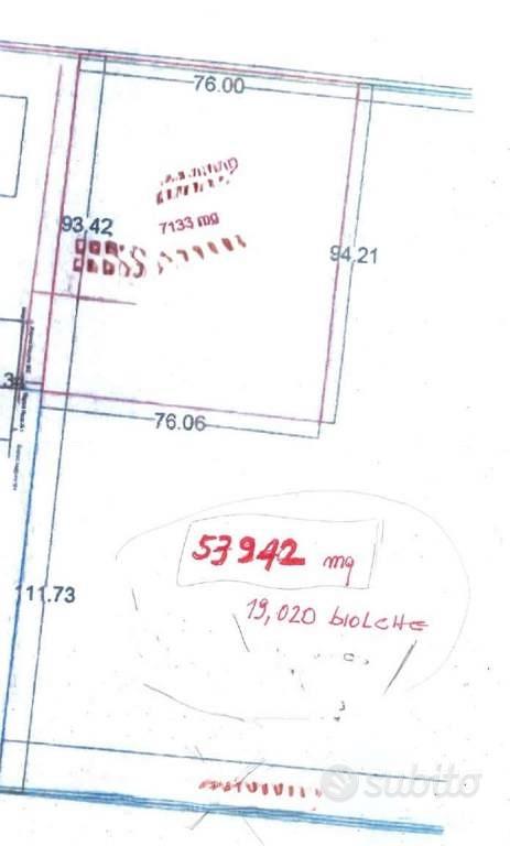 Terreno di 54000 m² a San Prospero - Vista 3