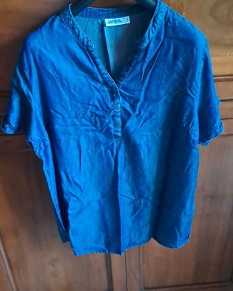 camicia jeans elasticizzata Janina 46