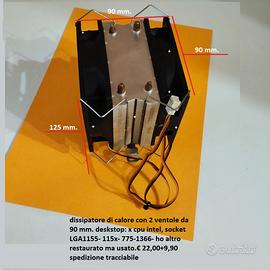 dissipatore di calore 2 ventole LGA 1155 vedi foto