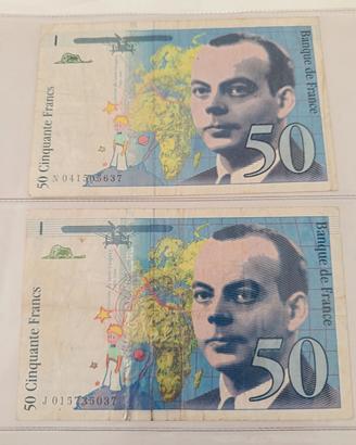 Banconote Francesi 