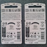 Rayovac Extra 312 pile apparecchi acustici