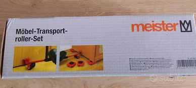 Set di rulli per trasporto mobili