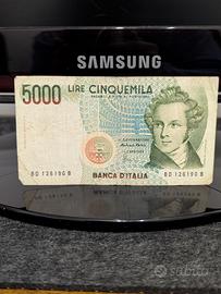 banconote antiche 5000 lire