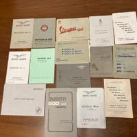 Libretti uso e manutenzione moto d’epoca