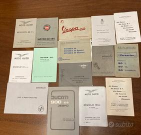 Libretti uso e manutenzione moto d’epoca