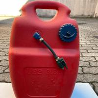 Serbatoio carburante nautico 22L con attacco rapid