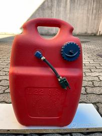 Serbatoio carburante nautico 22L con attacco rapid