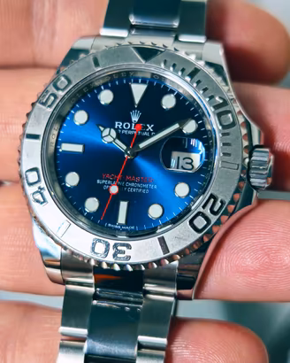 Rolex Yacht-Master 40 116622 blu platino 2019 ITA