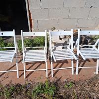 4 Sedie pieghevoli FRÖSVI  bianco IKEA 805.343.29
