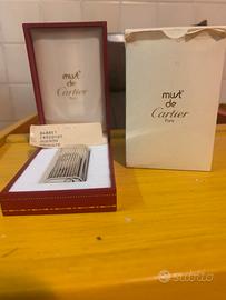 ACCENDINO CARTIER MUST DE CARTIER GODRON ARGENTE