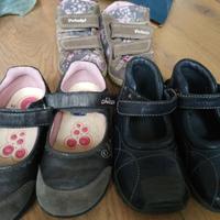 Scarpe pelle bimba di marca , tg 23-24