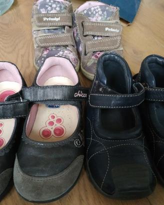 Scarpe pelle bimba di marca , tg 23-24