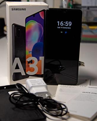 Samsung Galaxy A31 nero, Dual SIM, 64 GB, 4Gb Ram