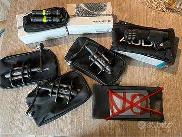 Microfoni per batteria shure audix beyerdymanic