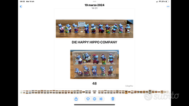 Sorpresine Kinder DIE HAPPY HIPPO COMPANY lotto