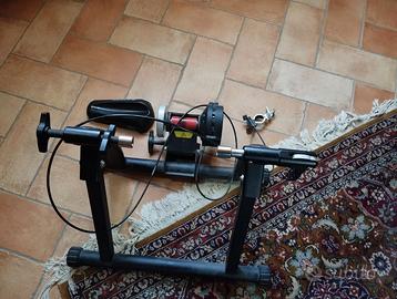 Rullo bici In'Ride 100 Decathlon compreso di ruota