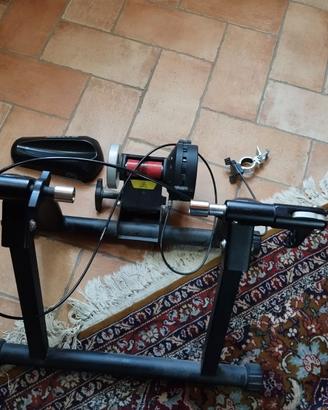 Rullo bici In'Ride 100 Decathlon compreso di ruota