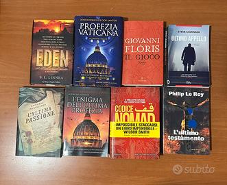 Lotto libri gialli e thriller religiosi