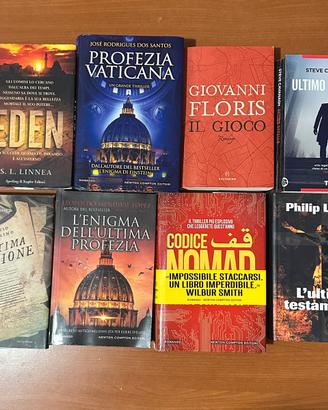 Lotto libri gialli e thriller religiosi