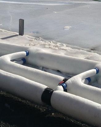 Piano pista di pattinaggio su ghiaccio usato