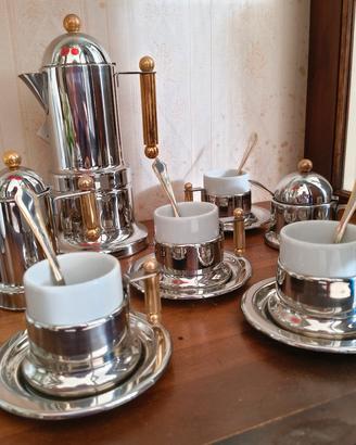 servizio da caffè in acciaio inox Vev Vigano'
