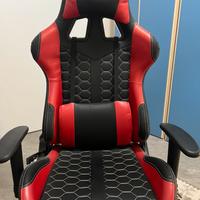 Sedia Gaming Trust Gxt 708R Nero e rossa