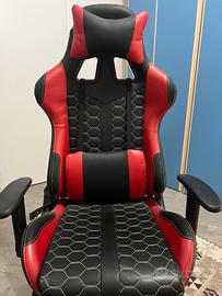 Sedia Gaming Trust Gxt 708R Nero e rossa