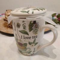 Tazza/tisaniera in ceramica