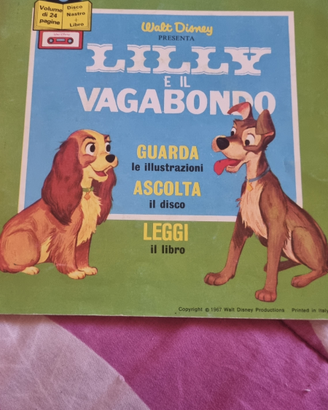 Disco_libro Lilli e il Vagabondo, Walt Disney